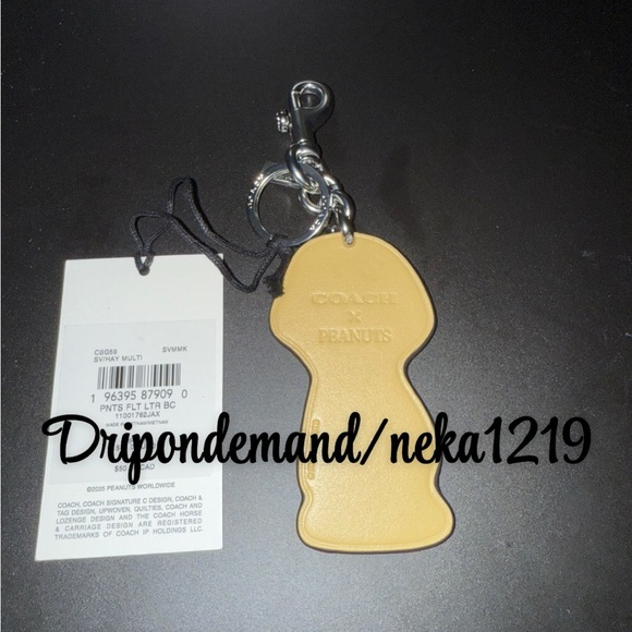 Coach X Peanuts Charlie Brown Bag Charm - Picture 4 of 8